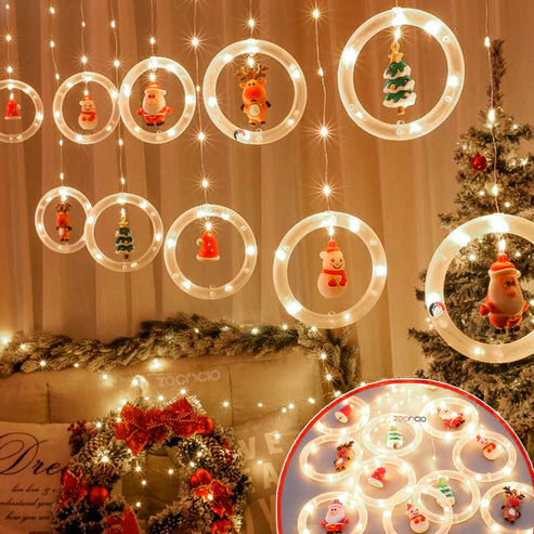 Nueva Cortina Cascada de Luz Navideña🎄✨