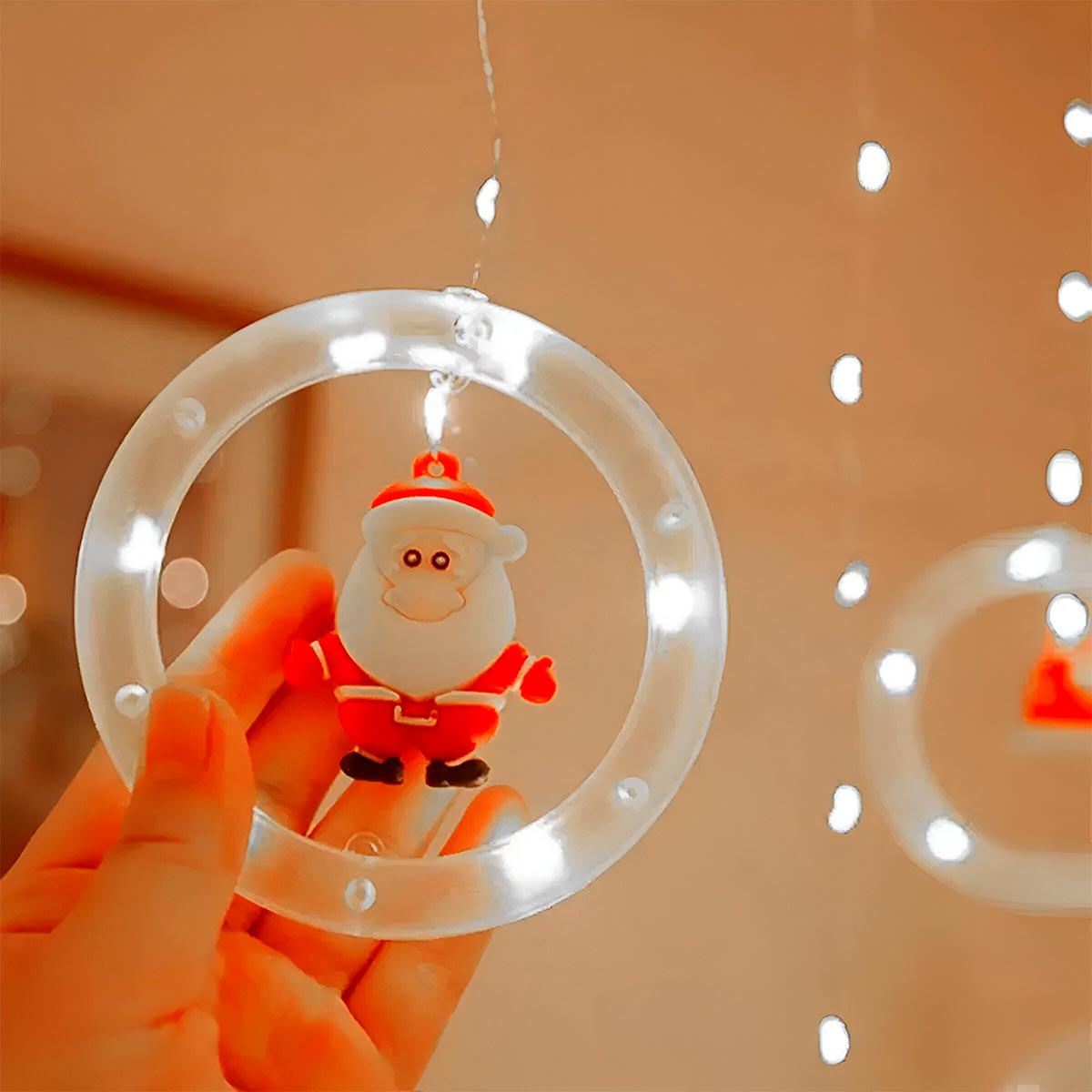 Nueva Cortina Cascada de Luz Navideña🎄✨