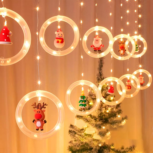 Nueva Cortina Cascada de Luz Navideña🎄✨