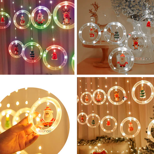 Nueva Cortina Cascada de Luz Navideña🎄✨