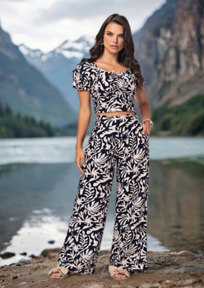 CONJUNTO BLUSA Y PANTALON